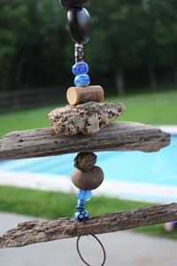 Driftwood and Sea Bean Mobile 05/25/2012